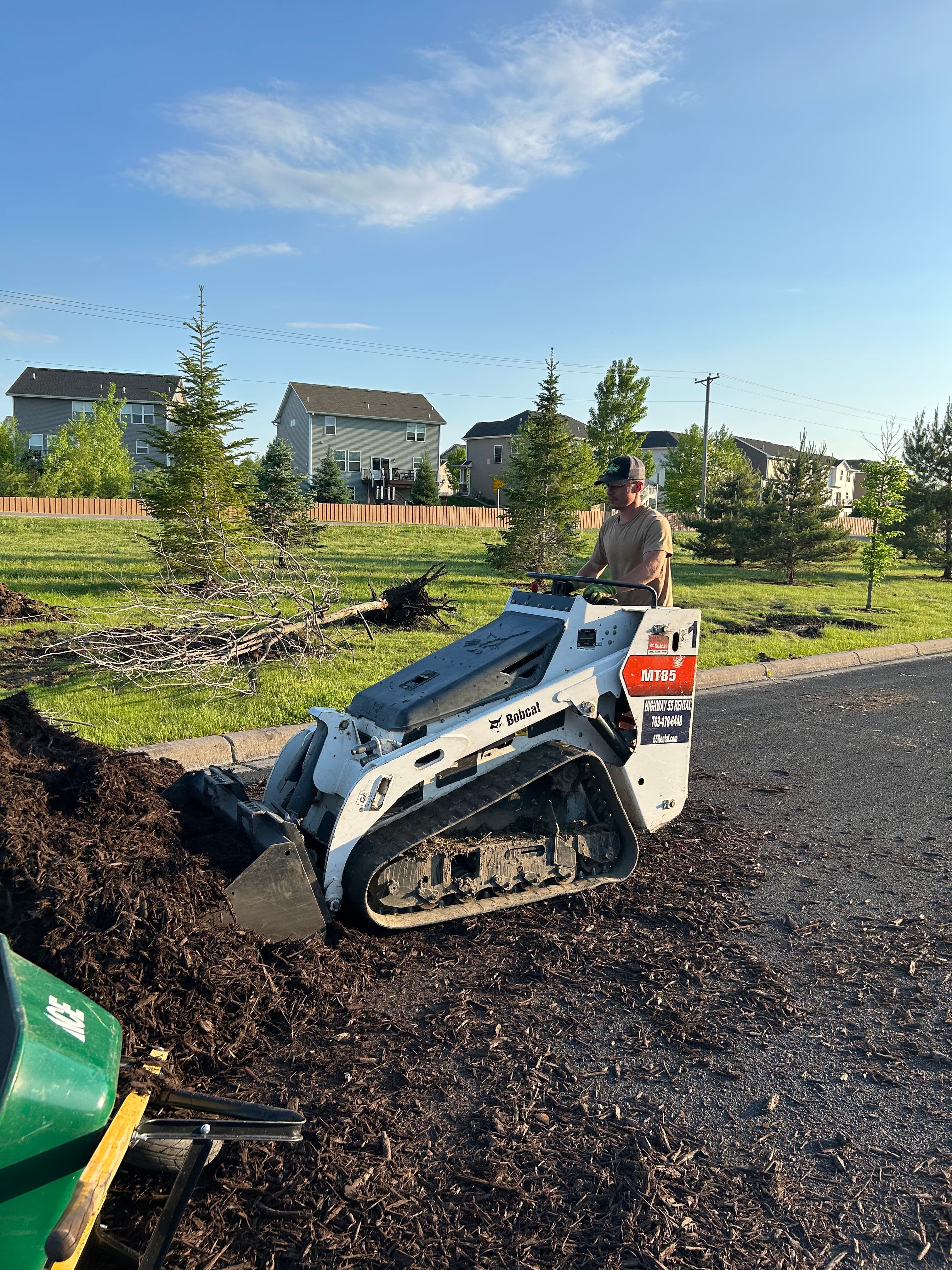 Project 10 New Trees and Fresh Mulch Planted Across a Full Property image