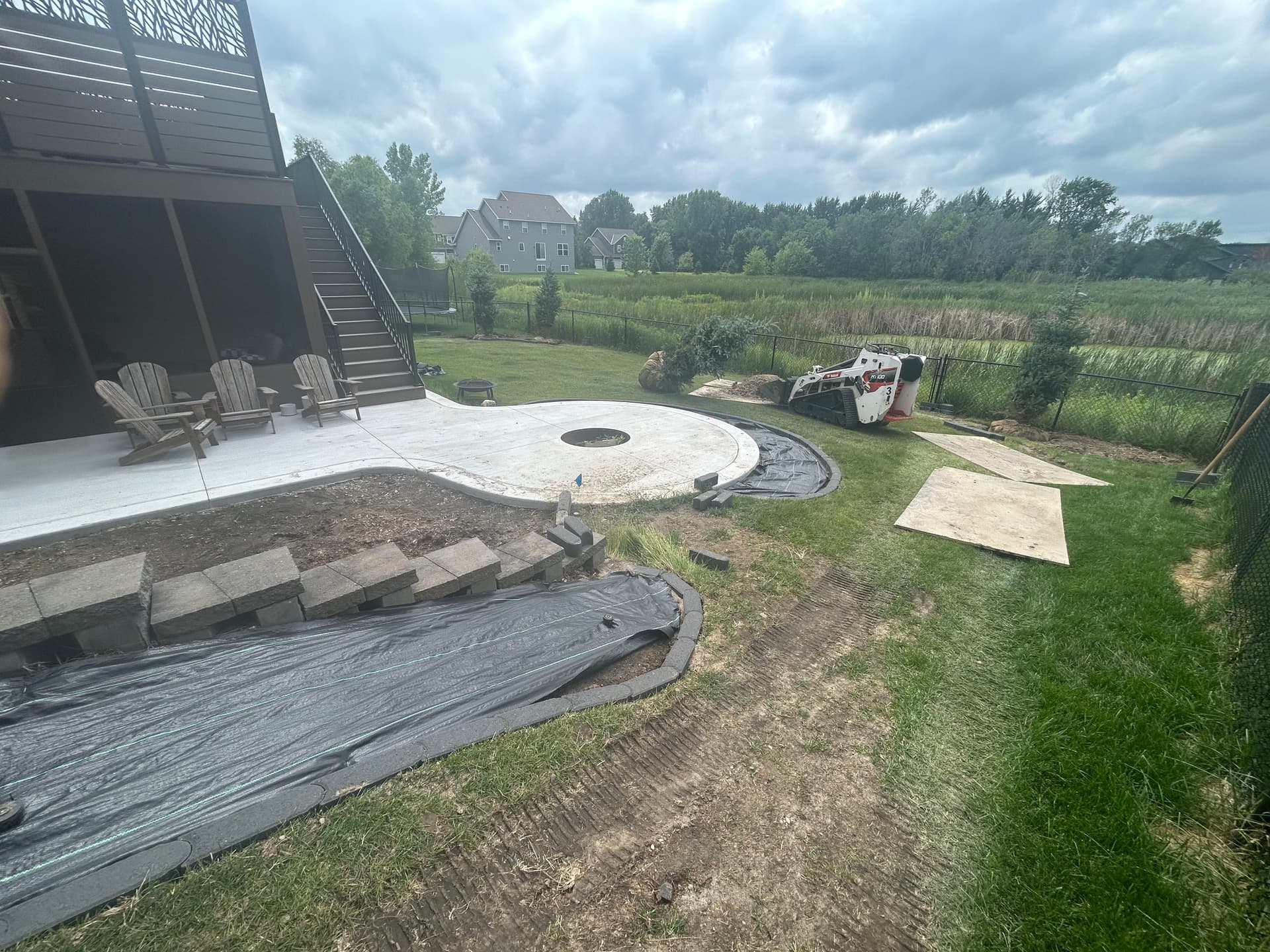 Landscape Design In Progress St. Michael MN image