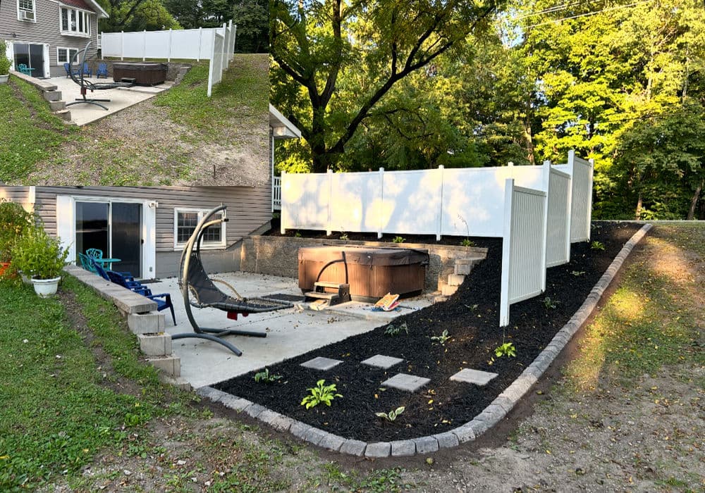 Landscape Bed Installation image