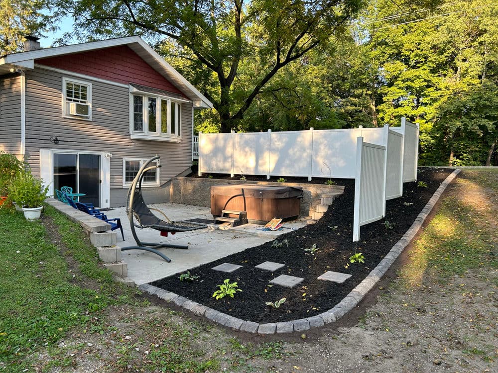 Landscape Bed Installation image